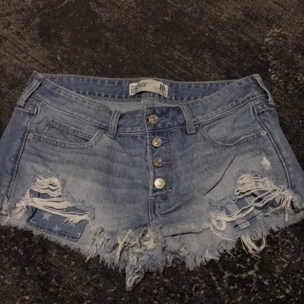 Size 10 Low Rise Jean Shorts
